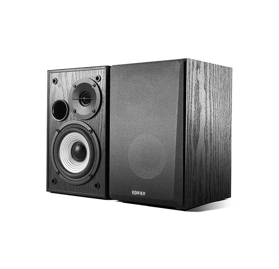 Monitores de Áudio Edifier R980T 24 W RMS Bivolt Home Studio Preto