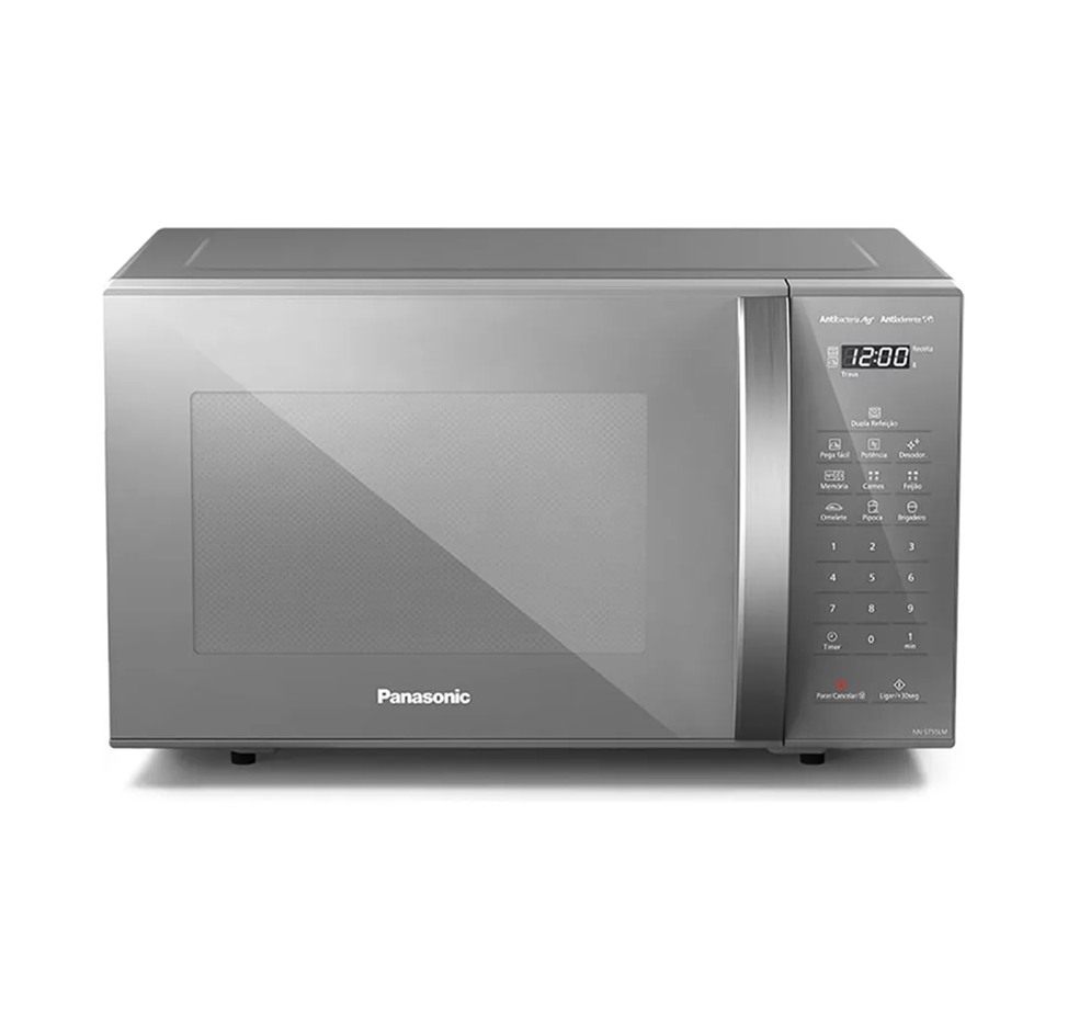 Micro-ondas Panasonic 27 Litros ST55LMRUN Prata