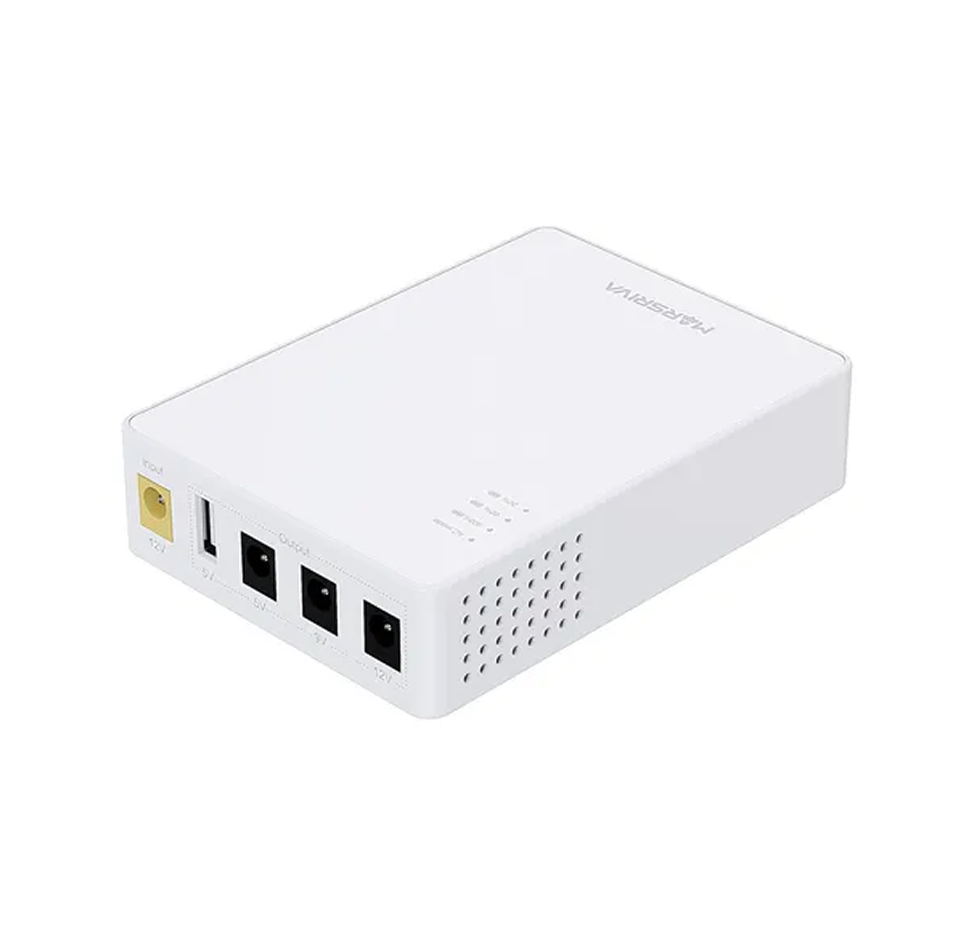 Mini Nobreak Smart Mini DC UPS Marsriva KP3 18 W 10.000 mAh