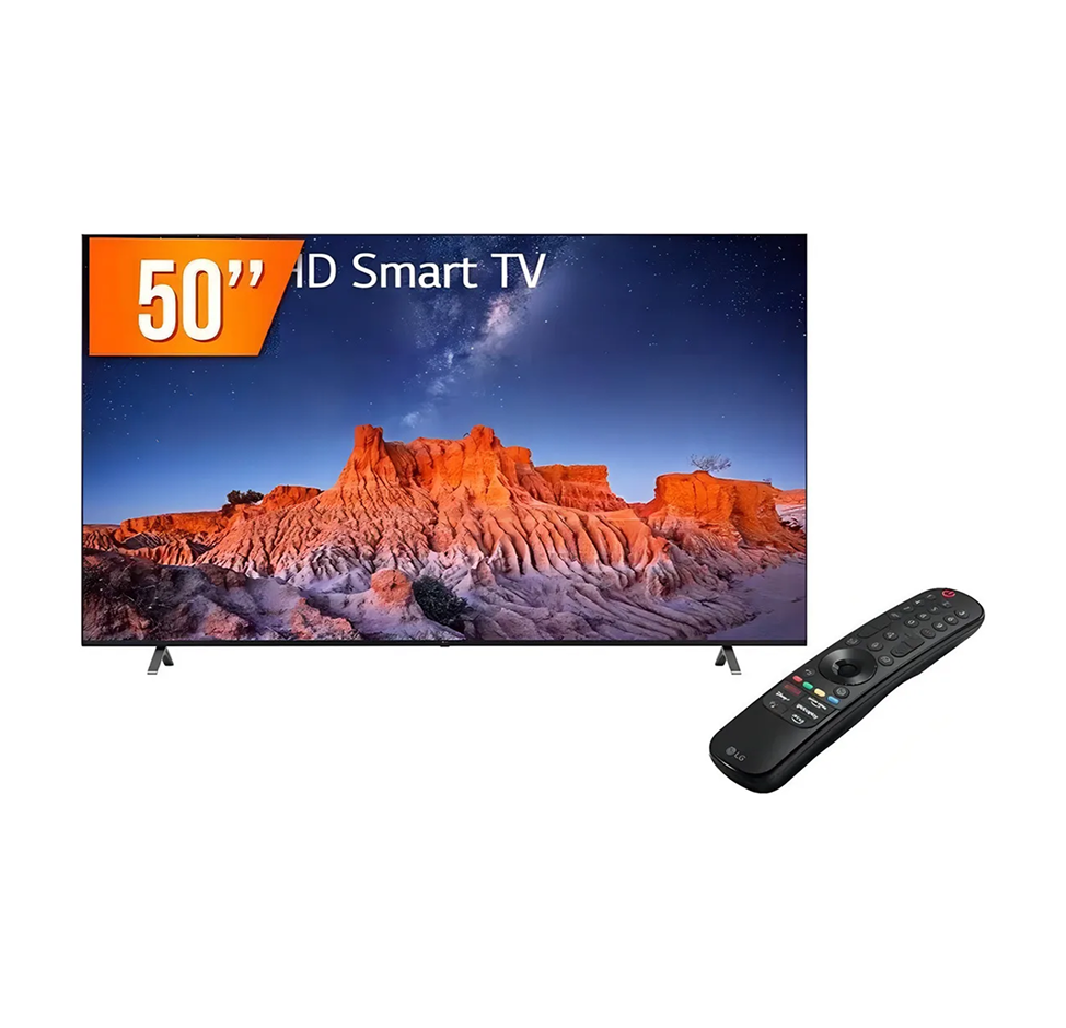 Smart TV LG ThinQ AI 50” 4K 50UQ801C0SB