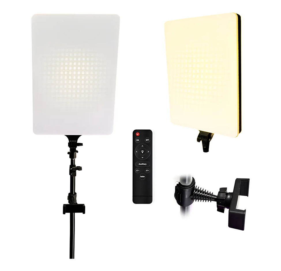 Ring Light Iluminador LED Fotográfico Profissional 50 cm com Tripé 210 cm