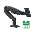 Suporte Articulado de Mesa F80N com Pistão a Gás para Monitores de 17” a 35” Preto ELG